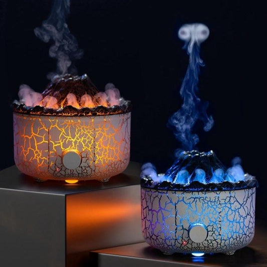 Aromatherapy Humidifier with Air Flame Diffusion