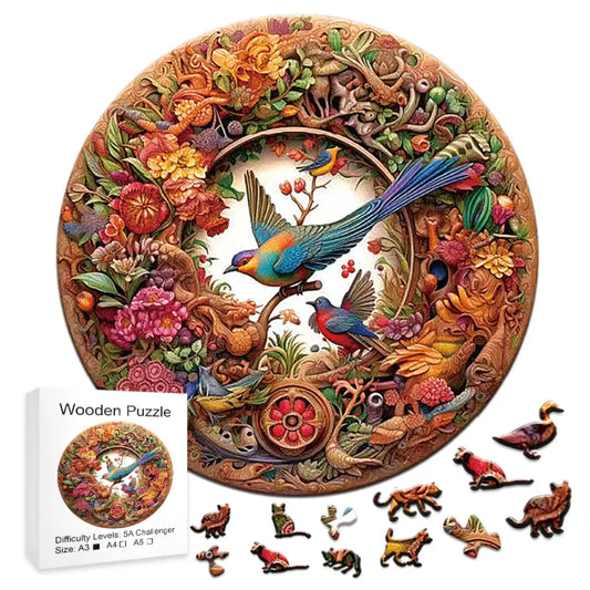 Wooden animal puzzle