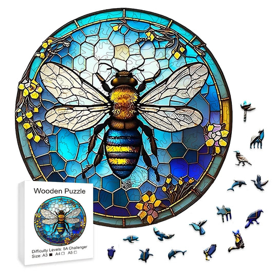 Bee Wooden Jigsaw Puzzle